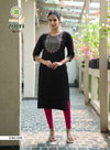 Zulfi  Vol 1 By Passion Tree Vetican Plain Embroidery Kurtis Suppliers In India